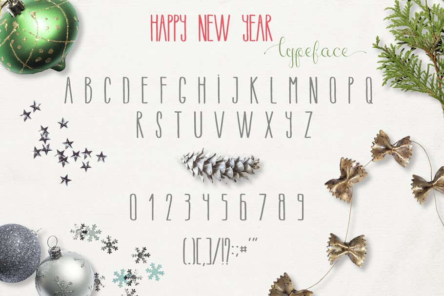 手写书法艺术英文字体 Merry Christmas [2 fonts] Pro插图(2)