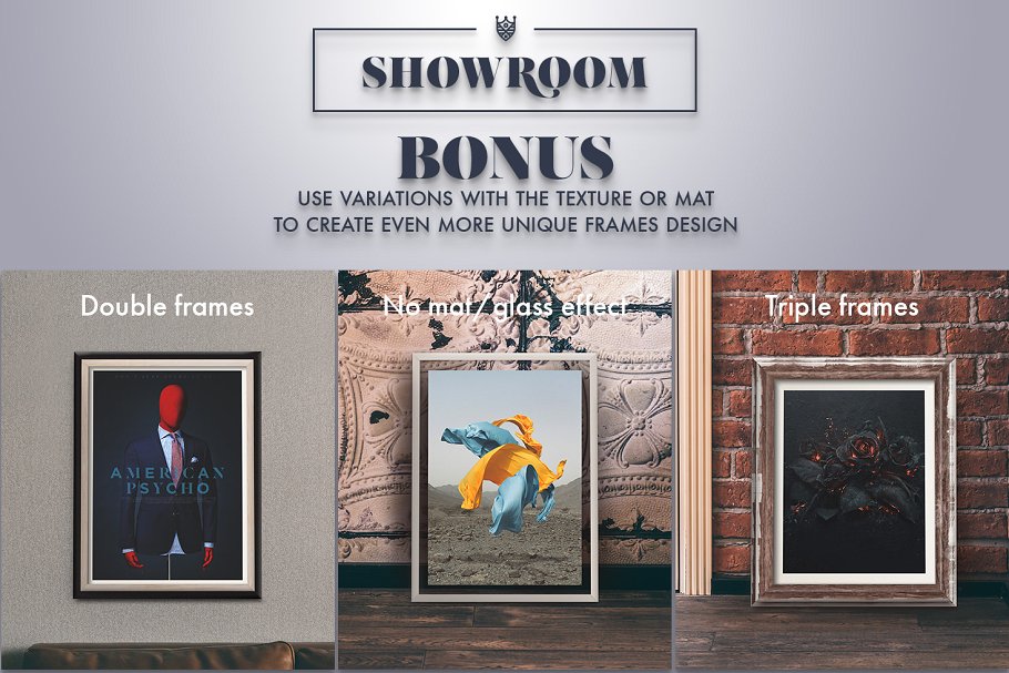 巨无霸14K超高分辨率相框场景样机模板 Showroom [15GB]插图(7)