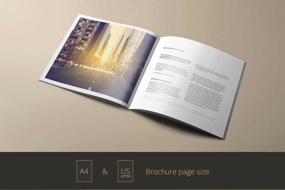 36种视角宣传小册子样机 Brochure Mock-Up Bundle插图(1)