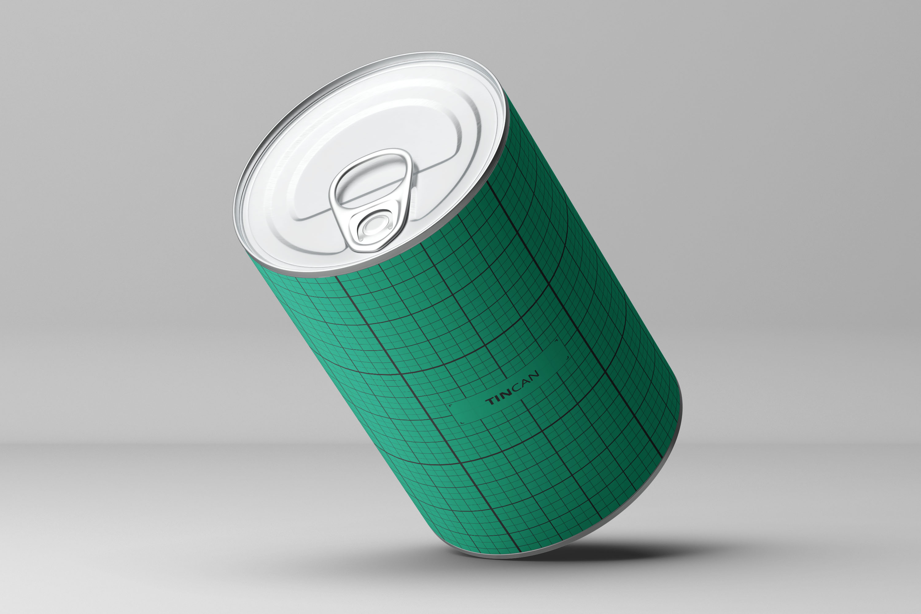 实用易拉罐样机 Free Tin Packaging Mockup插图