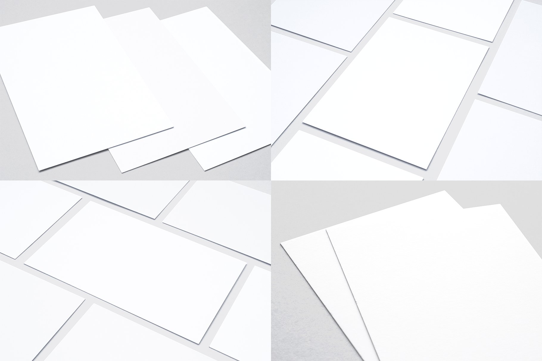名片设计特写镜头样机模板 Close-up Business Cards Mockup v.2插图(1)