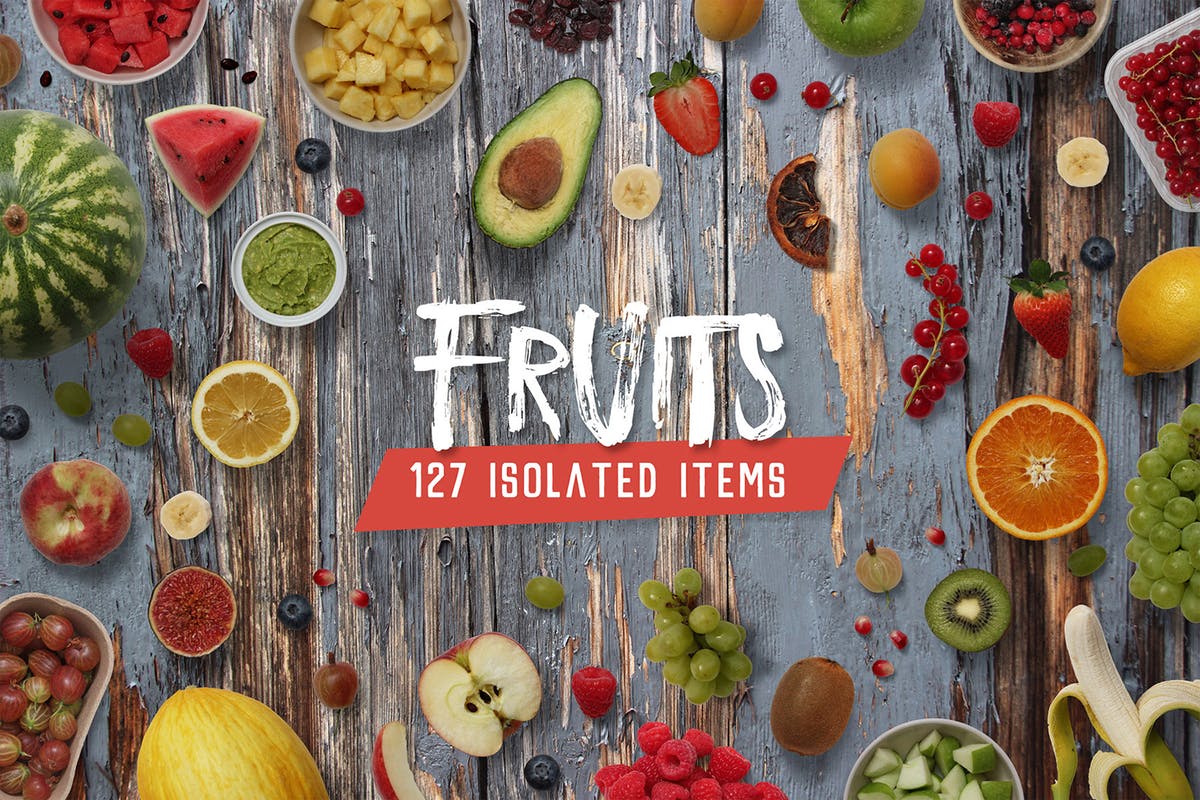巨无霸水果食品场景样机生成器 Kitchen Scene Gen. – Fruits插图