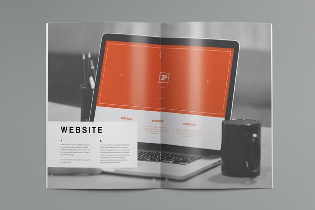 时尚品牌杂志书籍样机 The Muse – Brand Book Template插图(5)