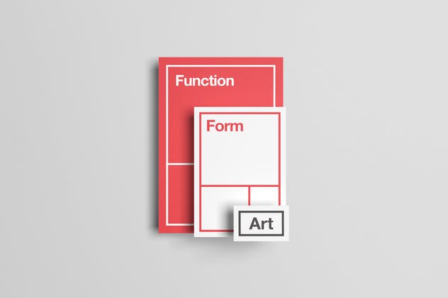 高品质浮动信纸/企业名片样机 Floating Stationery Mock-Up插图(8)