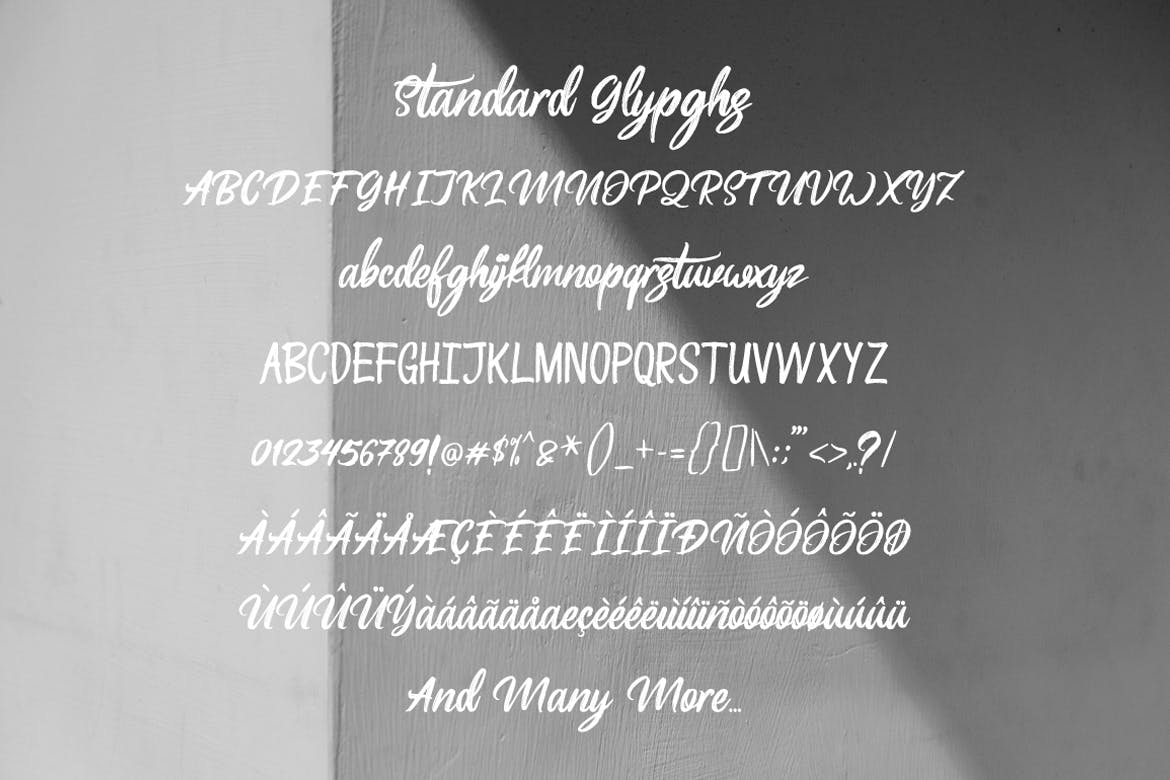 硬笔刷书写风格英文手写艺术字体 Butterscotch – Handwritten Font插图(7)