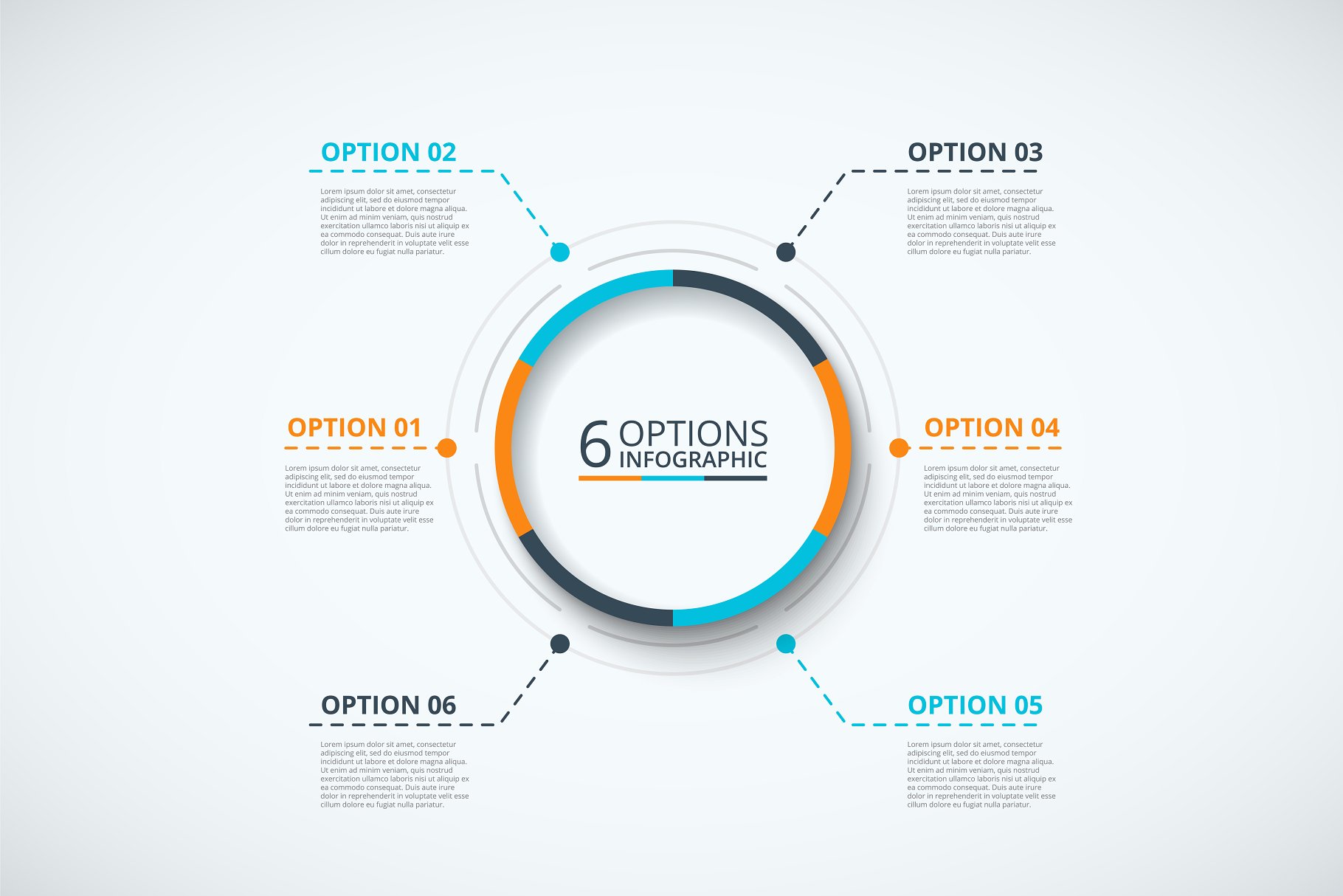 信息图表PPT素材 Infographics template set v.24插图(5)