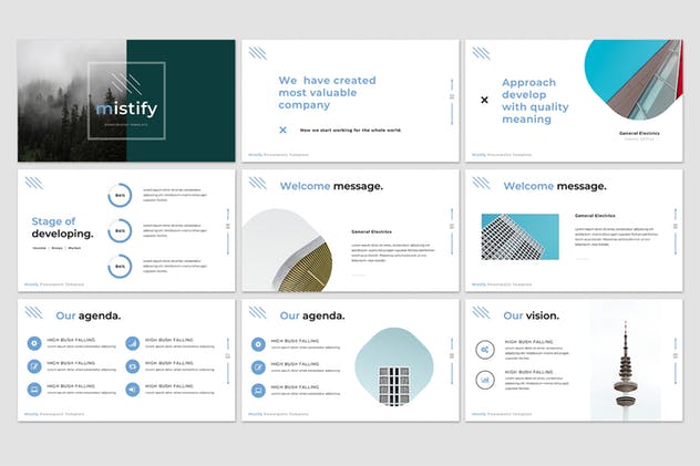 项目投标项目介绍PPT幻灯片模板 Business Powerpoint Presentation插图(1)