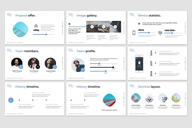 项目投标项目介绍PPT幻灯片模板 Business Powerpoint Presentation插图(2)