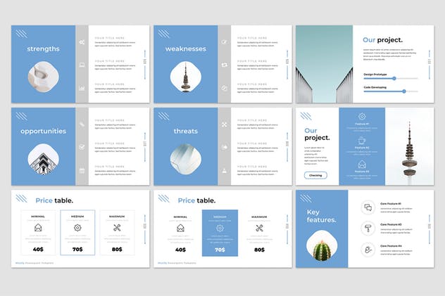 项目投标项目介绍PPT幻灯片模板 Business Powerpoint Presentation插图(4)