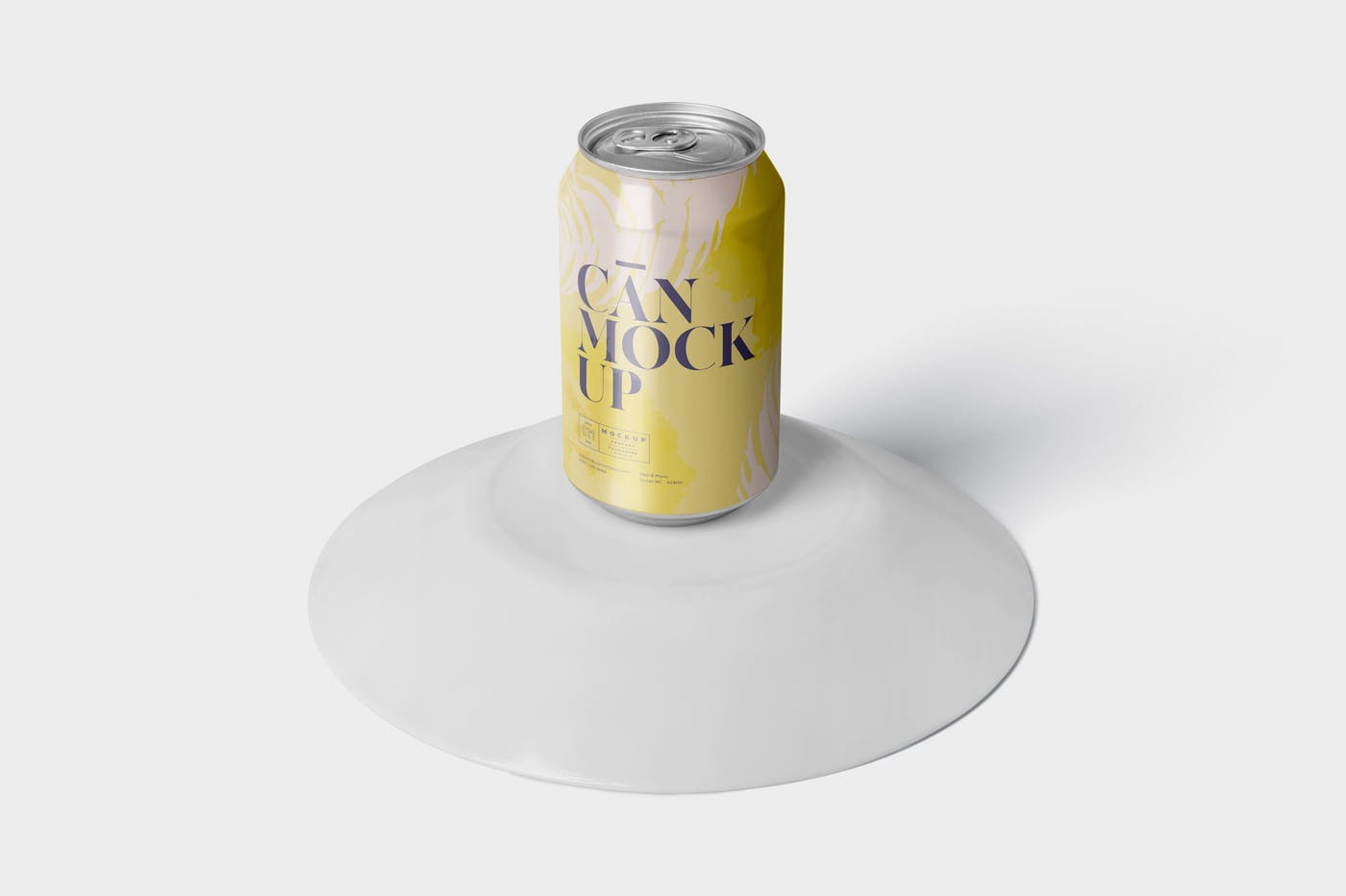 330ml容量易拉罐设计效果图样机 Can Mockup 330ml Size插图(2)