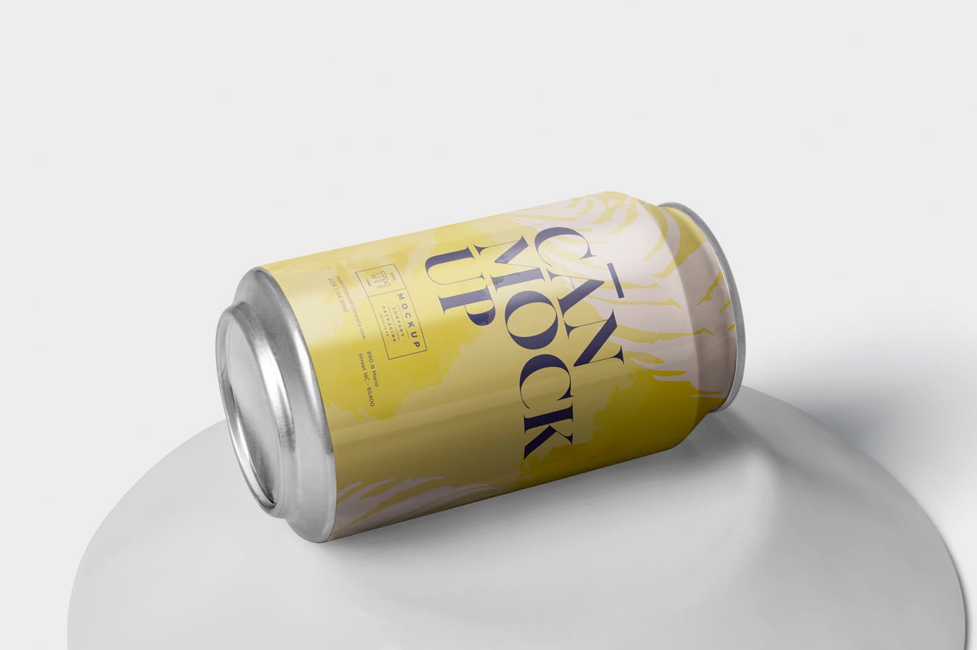 330ml容量易拉罐设计效果图样机 Can Mockup 330ml Size插图(4)