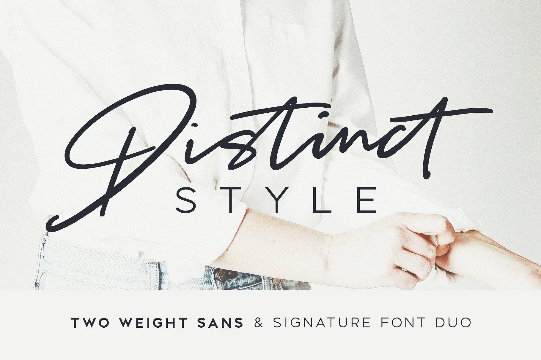 独特风格手写英文字体 Distinct Style Font Duo插图