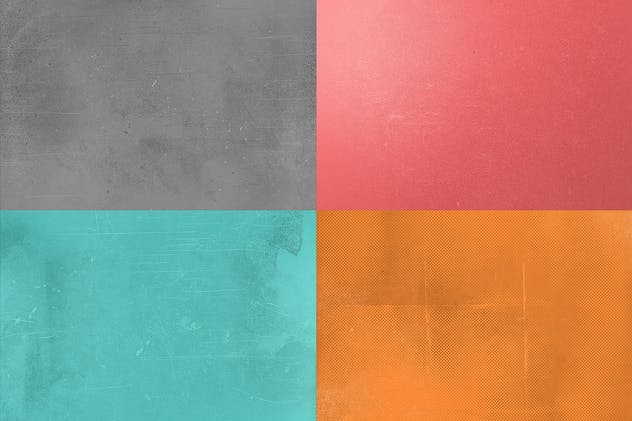 复古粗糙彩色纹理合集 Vintage Grunge Textures插图(2)