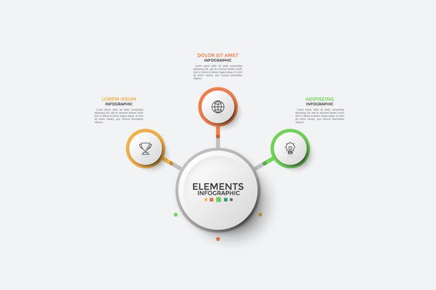 企业解决方案PPT信息图表矢量模板v6 Infographic Solutions. Part 6插图(1)