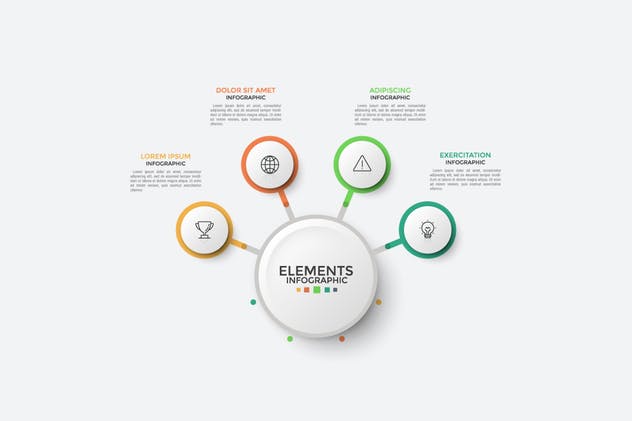 企业解决方案PPT信息图表矢量模板v6 Infographic Solutions. Part 6插图(2)