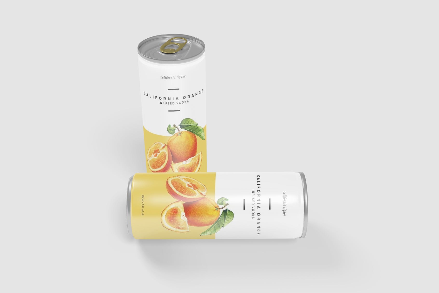 软饮料罐头产品外观设计素材库精选 Softdrink Can Product Mockup插图(2)
