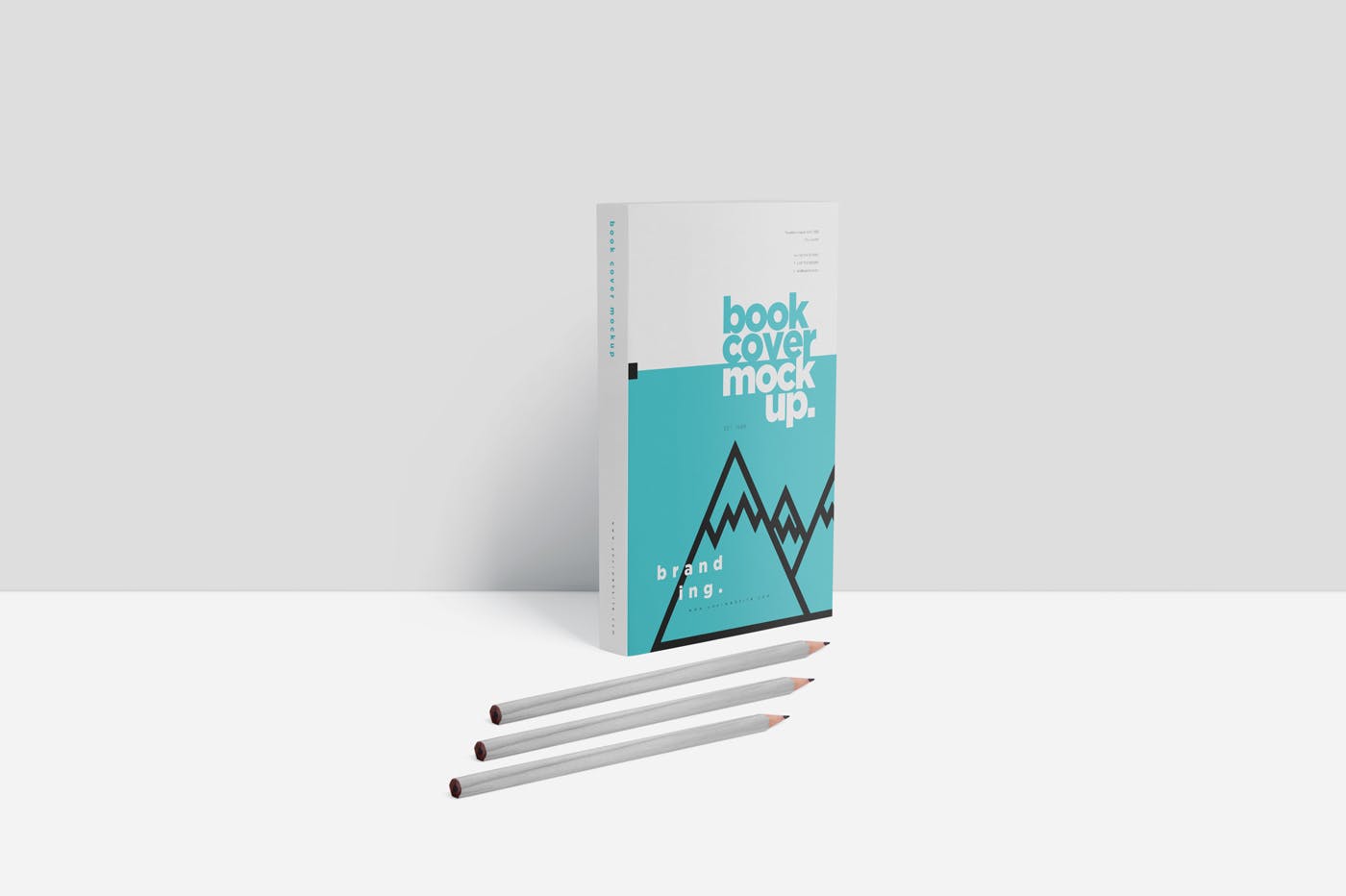 定制图书记事本封面设计预览样机 Realistic Book Cover Mockups插图(4)