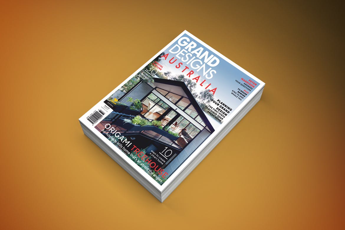高端杂志版式设计效果图样机素材库精选模板 Magazine Mouckup插图(4)