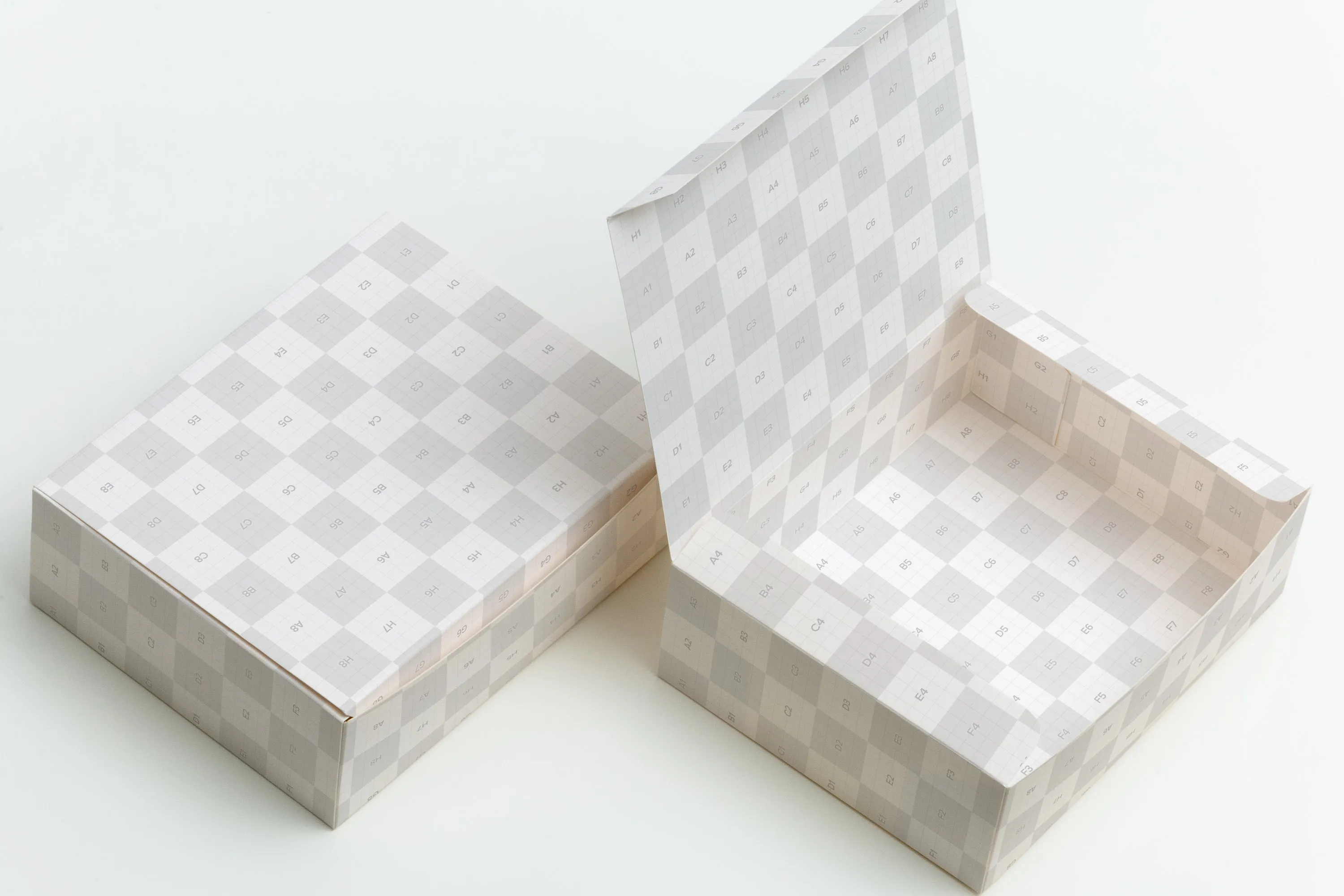 甜品糕点包装盒外观设计效果图样机06 Sweet Box Mockup 06插图(1)