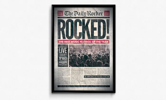 传单&海报设计效果图演示画框样机素材 Flyer – Poster Frame Mockups插图(6)