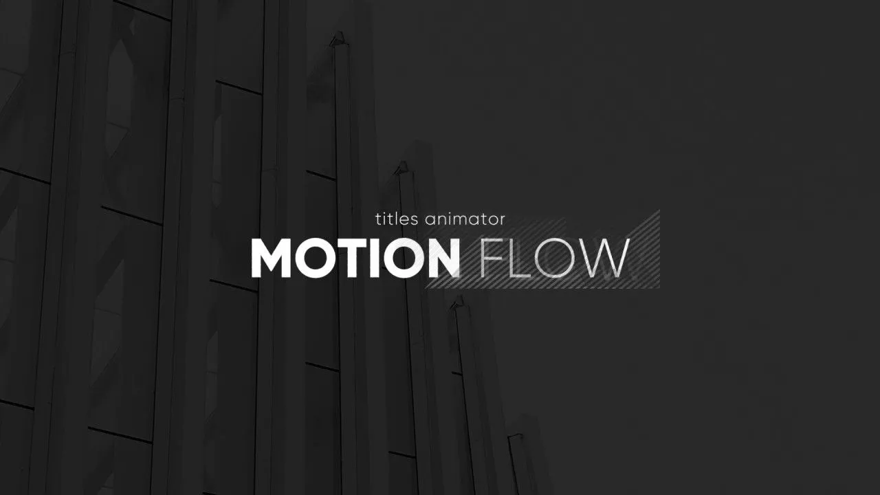 全屏标题动画运动流像素设计精选AE模板