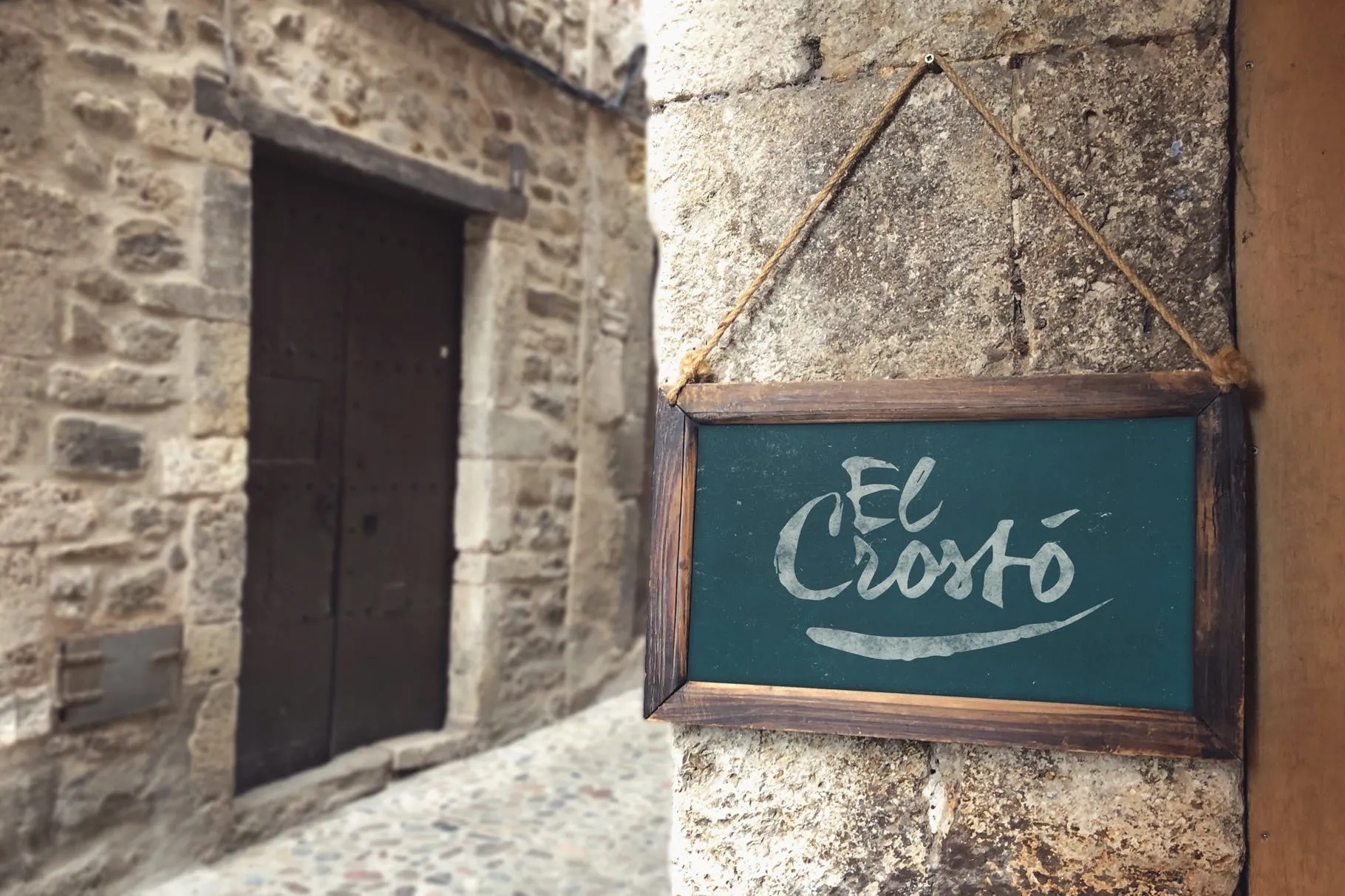 街道告示黑板牌设计效果图样机 Chalkboard on the Street插图(2)