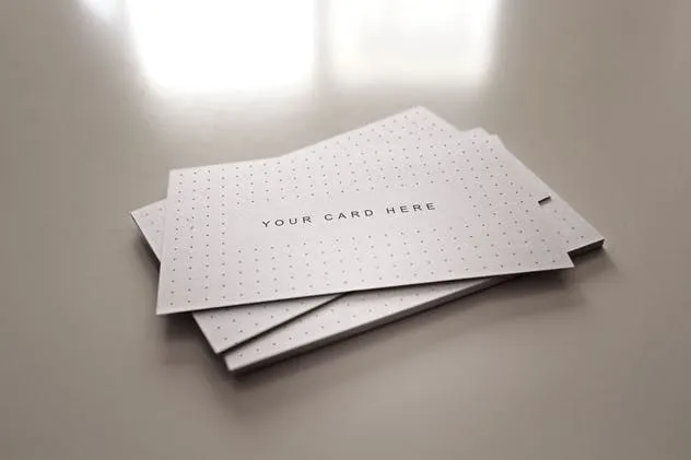 极简主义设计风格企业传单＆名片样机模板 Flyer and Business Card Clean Realistic Mockups 3插图(2)