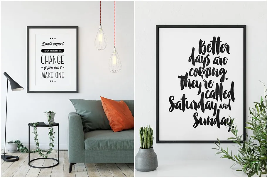 超级现代相框样机组合 Interior Frame Mockup Bundle Vol 3 [2.65GB]插图(6)