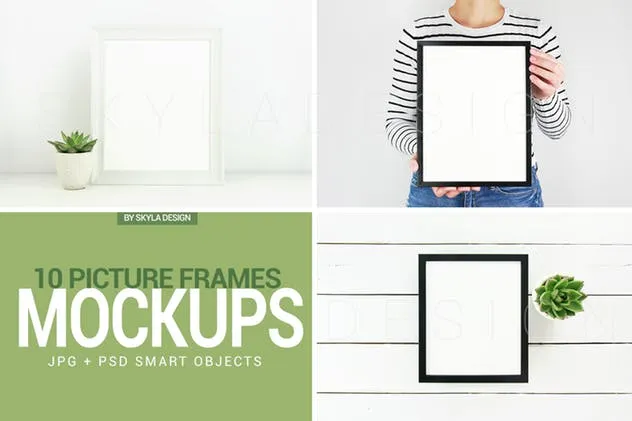 海报设计&照片展示相框样机套装 Poster & Picture frame mockup photos插图(3)