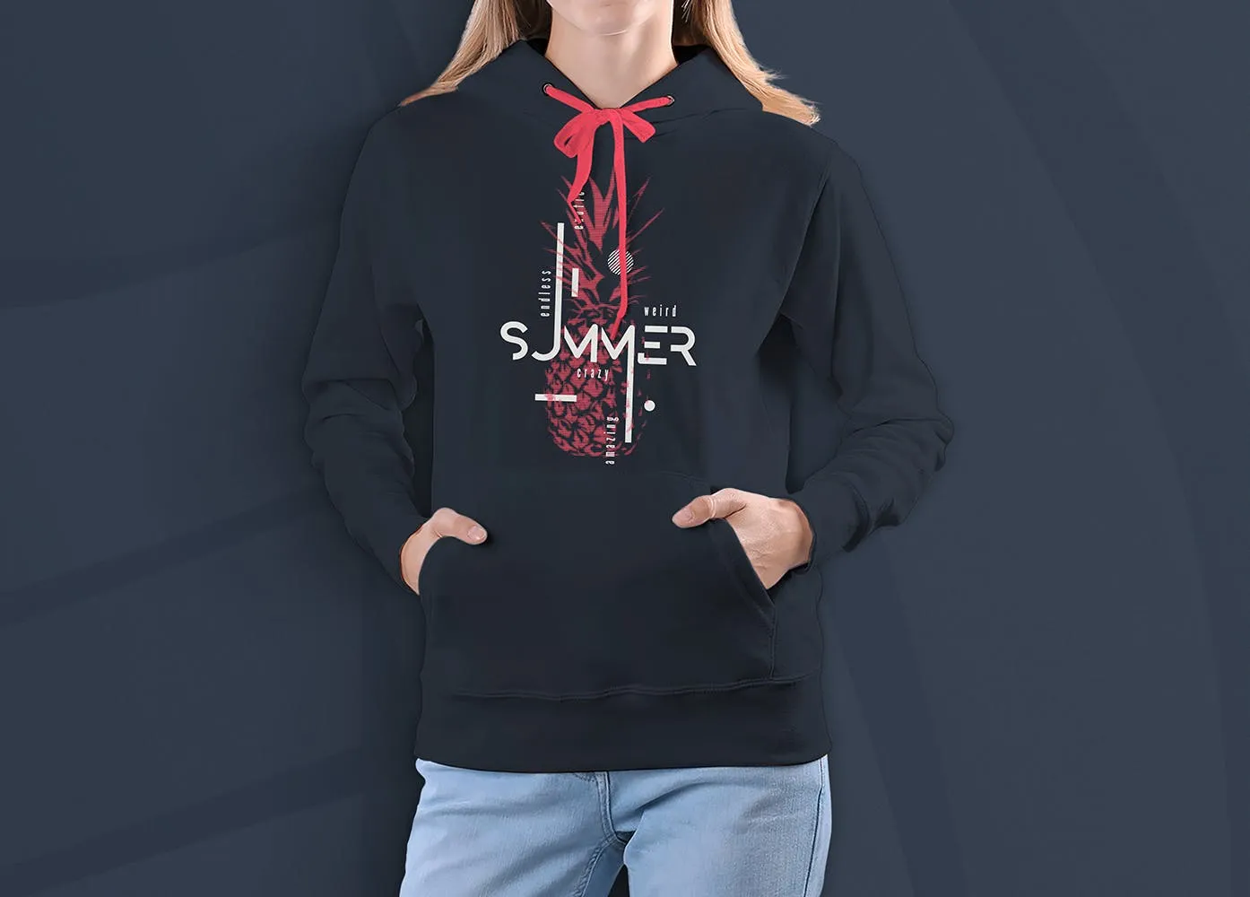 女士连帽卫衣设计预览样机素材库精选v01 Hoodie Mockup Vol 01插图(2)