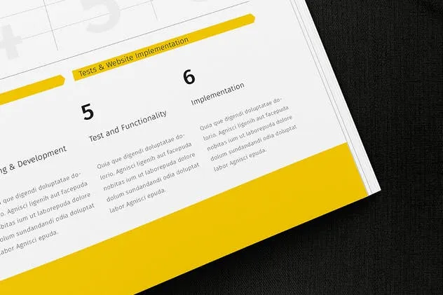 A4规格高端杂志样机模板 A4 Magazine Mock-up插图(9)