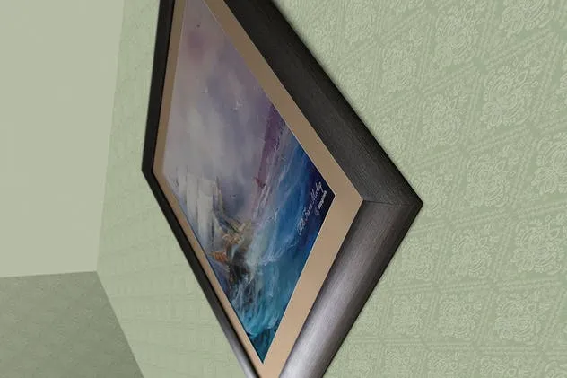 复古艺术作品画框样机 Perspective Frame Mockups插图(2)