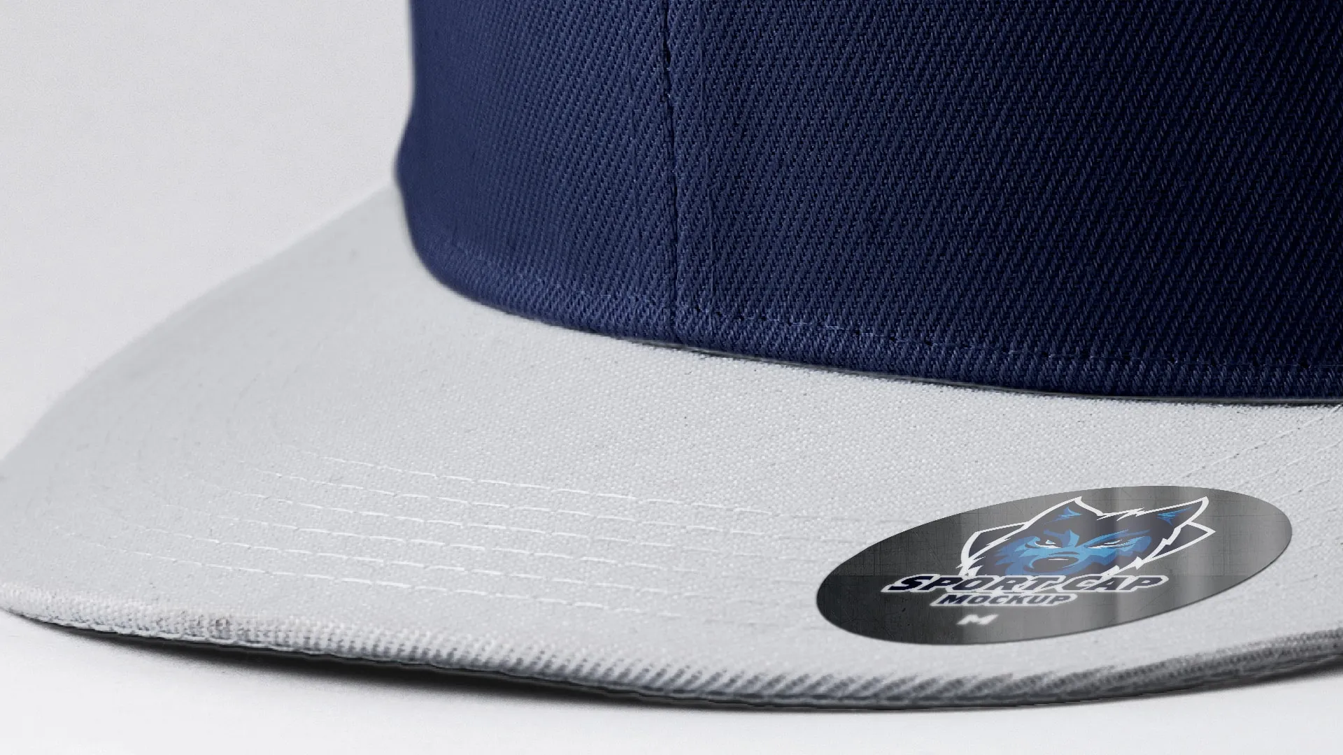 运动帽品牌设计前视图样机模板01 Sports Cap Semi Front View Mockup 01插图(3)