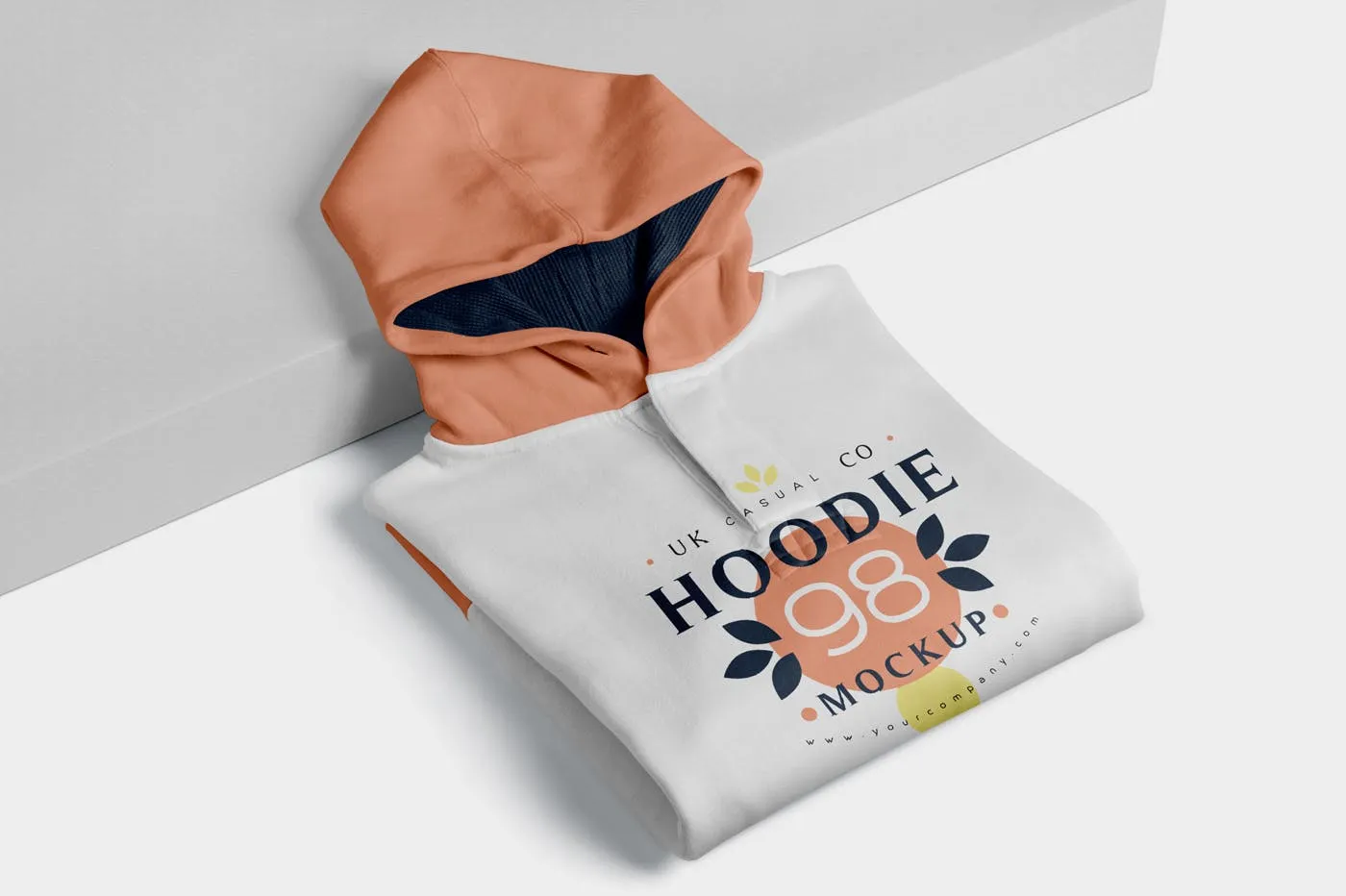连帽衫卫衣印花设计多角度预览样机 6 Hoodie Mockup插图(3)