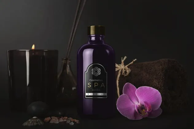 高级SPA美容化妆品样机v.2 SPA Cosmetics Mockup v.2插图(1)