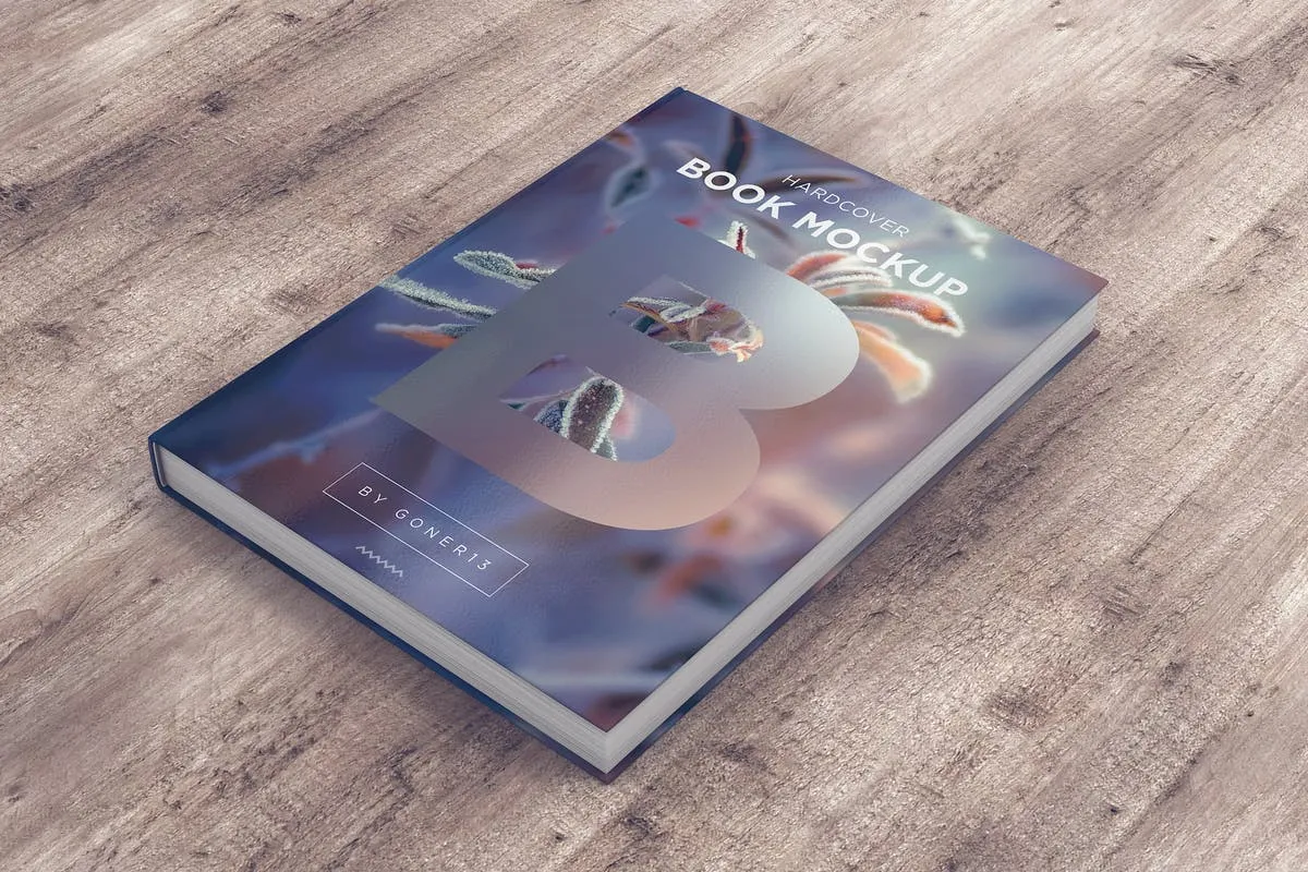 精装图书硬封图书样机模板v1 Book MockUp vol.1插图