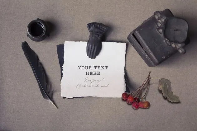 欧式乡村风格水彩场景样机模板 Rustic Scense mockups插图(7)