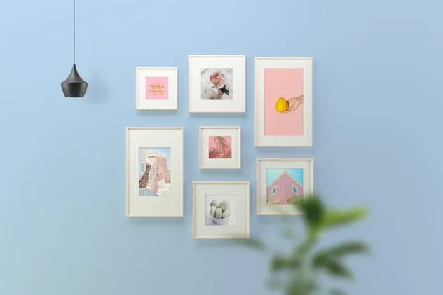 摄影艺术作品/海报画框样机模板 Picture Frame Mockup插图(1)