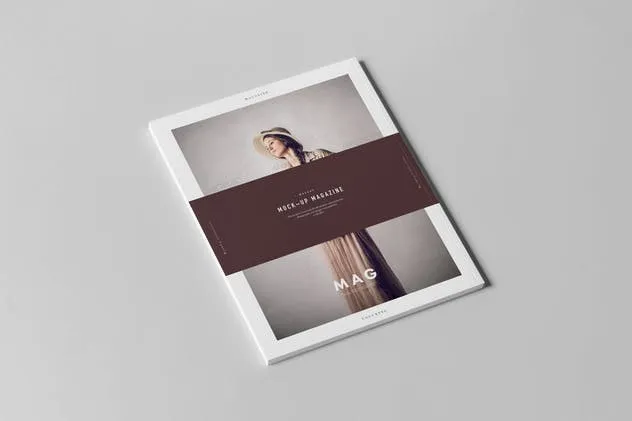 美国信纸规格杂志样机模板 US Letter Magazine Mock-up 3插图(3)