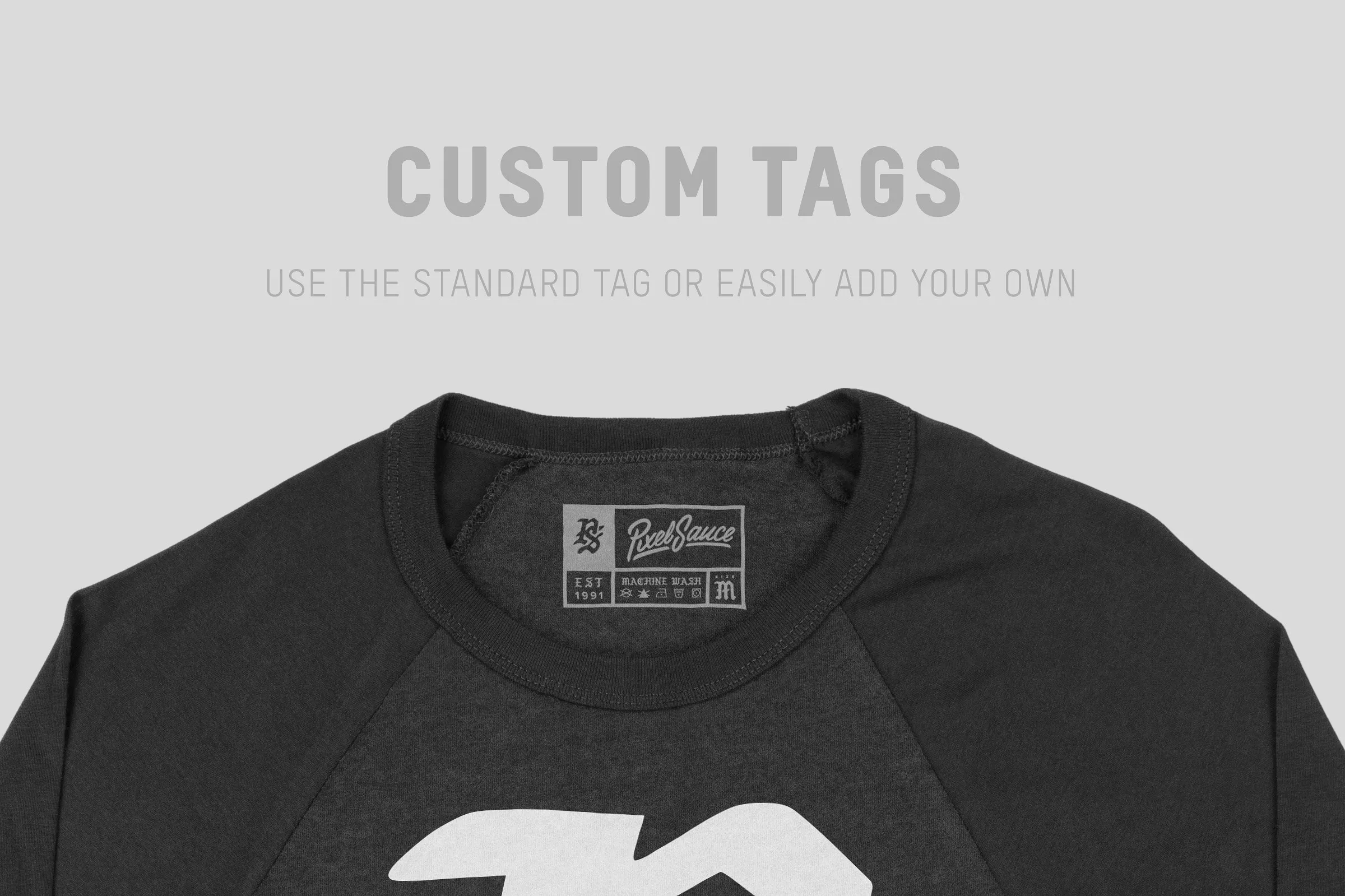 3/4袖男士篮球T恤服装样机 Bella Canvas 3200 3/4 Baseball Tee插图(6)