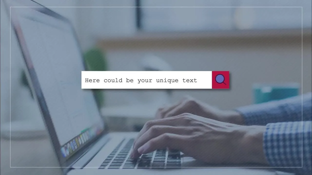 搜索框logo动画像素设计精选AE模板