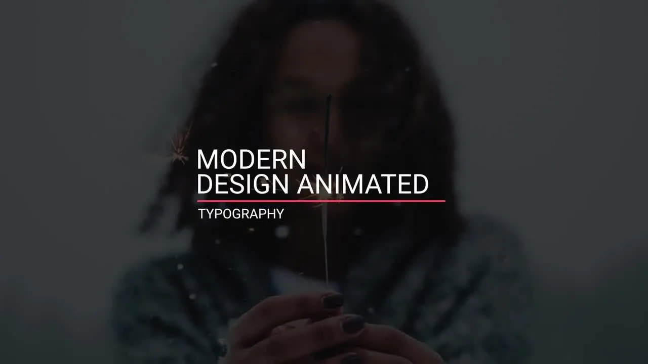 现代独特流畅的标题动画像素设计精选AE模板