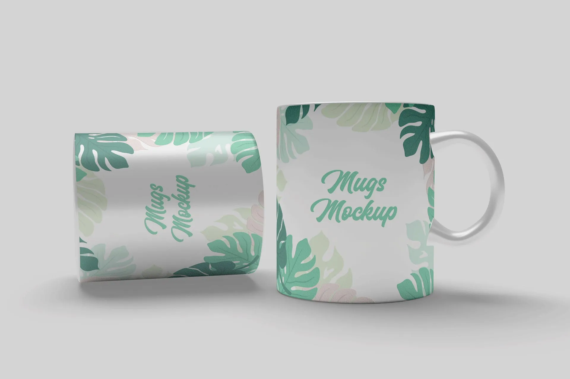 陶瓷马克杯印花图案设计预览素材库精选 Mug Mockups插图(1)