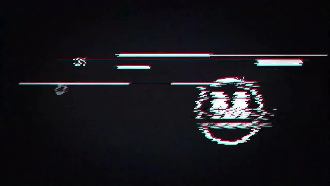 超现代时尚创意的闪烁扭曲效果展示徽标像素设计精选AE模板