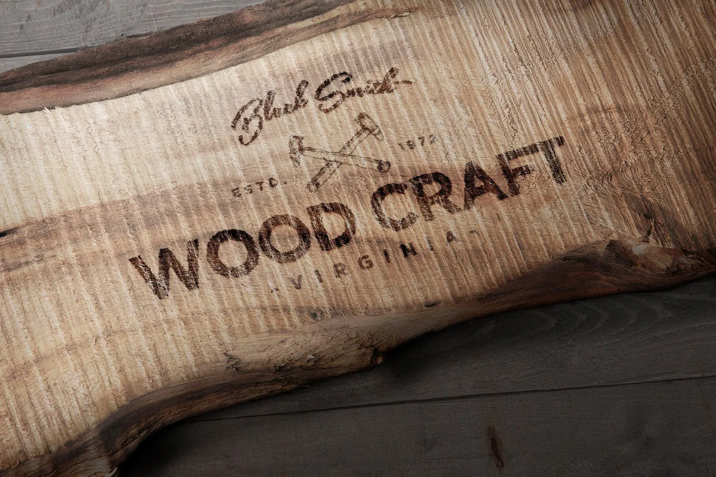 木刻/实木雕刻Logo效果图样机模板 Wood Logo Mockups插图(3)