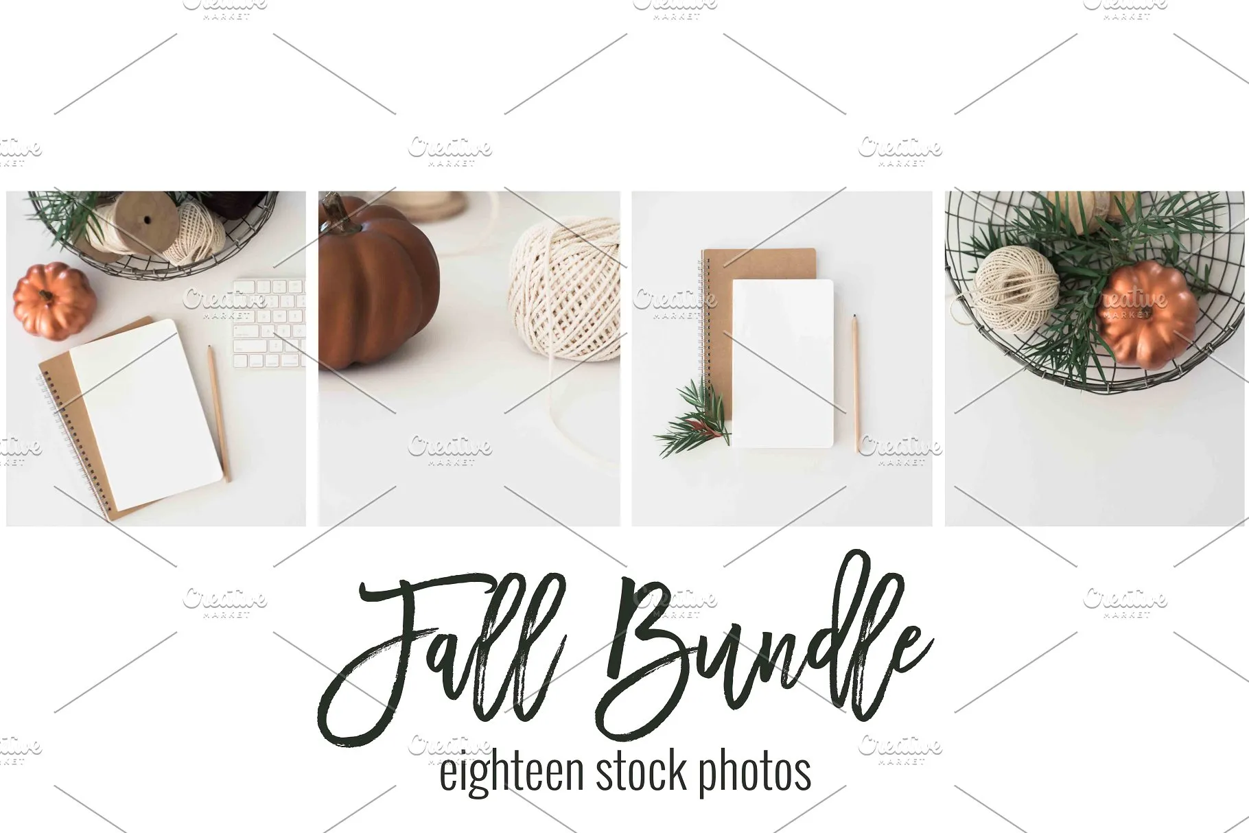 现代简约风办公场景样机 Fall Stock Photo Bundle插图(3)