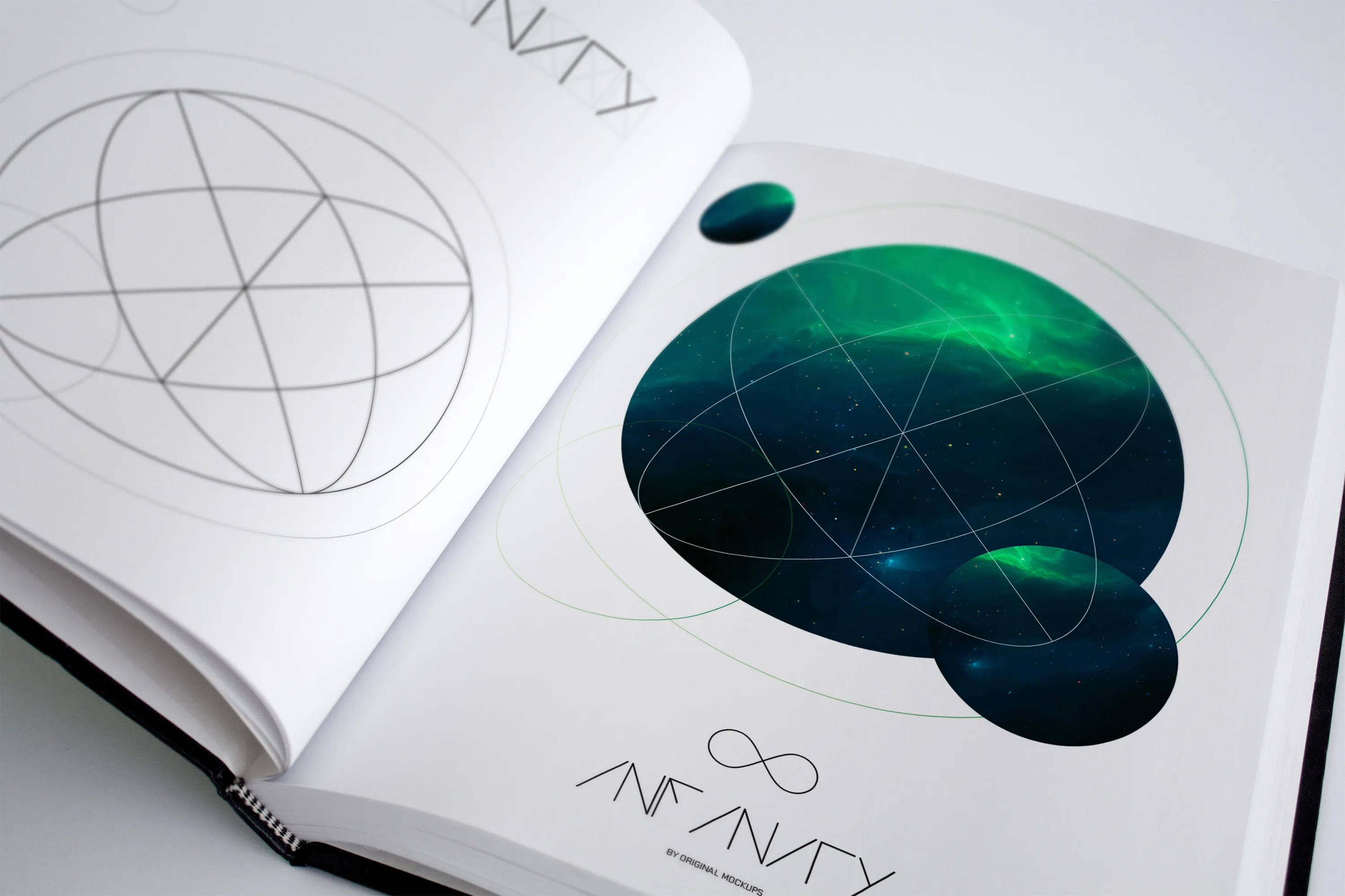 艺术作品展览图书封面设计图样机模板6 Art Book Mockup 6插图