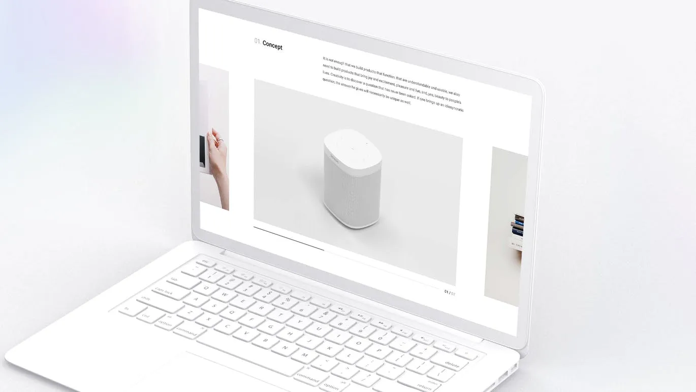 白色超极本笔记本电脑样机模板 White Laptop Mockup插图(15)