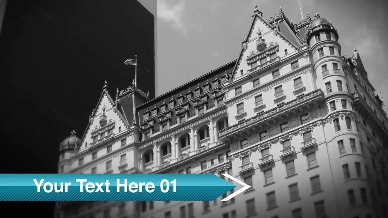 下三分之一箭头像素设计精选AE模板