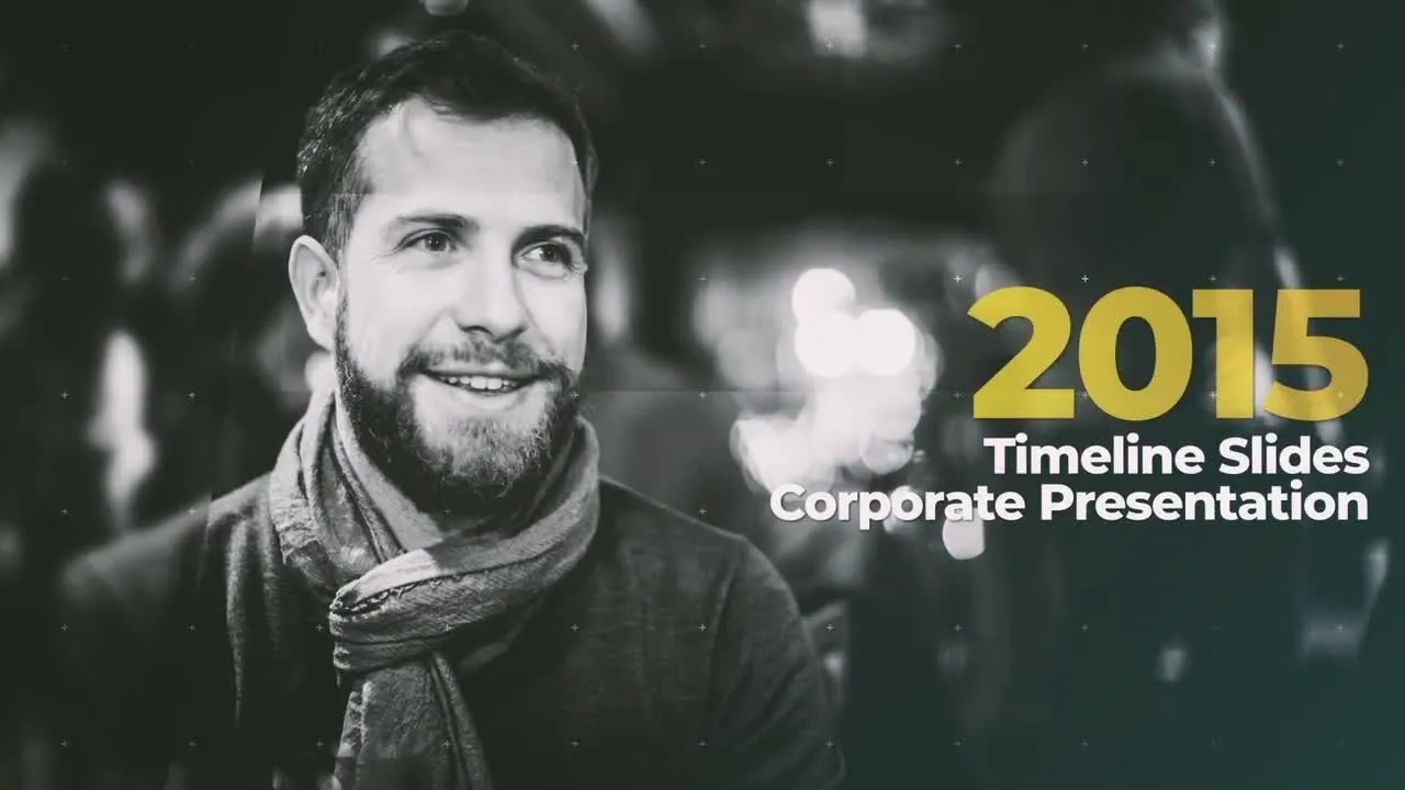 时间轴演变效果像素设计精选AE模板